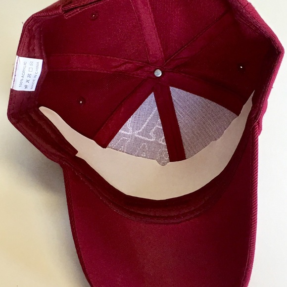 Alabama Football Adjustable Cap Hat Red White SEC - Picture 8 of 8